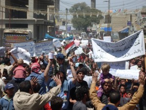 After five days of siege the spirit of protest in Daraa is unbroken