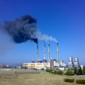 Oil refinery polluting the air in Banias