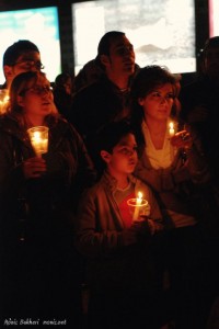 Candles for democracy