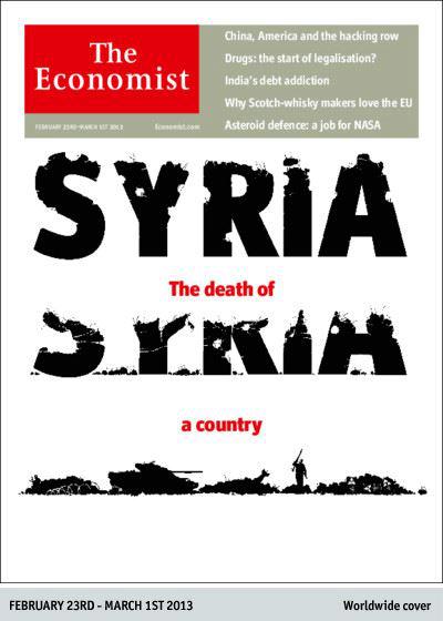 The original cover of The Economist