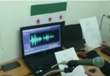 Caption Damascus Online radio team at work - YouTube