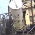 The main power distribution station in Maarat Al-Nu'man after it was shelled in March. Credit: YouTube.