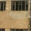 A school damaged by the fighting between the oppsotion and government forces. Credit: YouTube