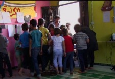 A still from a short film condemning ISIS’s attack on the “Dignity Bus”. Photo credit: Vimeo/Abu Naddara