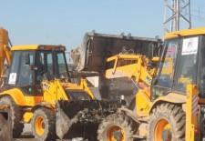 A photograph of the electricity repairs published by the Local Council in Raqqa. Photo credit: Raqqa Local Council's official website