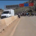The Turkish side of the Bab Al-Hawa crossing last May - Damsacus Bureau