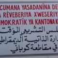 The headquarters of the interim legislative council in Kobani (Ain al-Arab) in Aleppo governorate. Photo credit: All4Syria