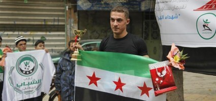 12-في المركز الثالث أحمد غزال الممثل عن فريق مجلس ثوار صلاح الدين (Medium)