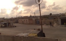 The central square in Talmans in Syria's Idlib province. (Photo: Manaf Hashash)