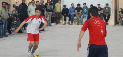 One of the league matches. Photographer: Ahmad al-Salim