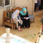 حلب القديمة كواليس تصوير مسلسل أم عبدو الحلبية. تصوير: صلاح الأشقر