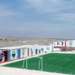 Work on the futsal pitch is completed