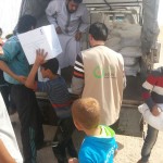 مساعدات منتدى رجال الأعمال عبارة عن بذور وسماد وأدوية تصوير رزان السيد