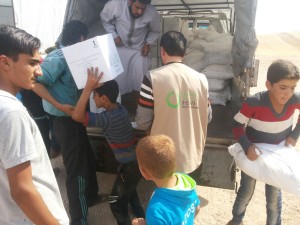 مساعدات منتدى رجال الأعمال عبارة عن بذور وسماد وأدوية تصوير رزان السيد