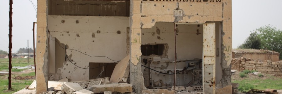 The remains of the town’s power station