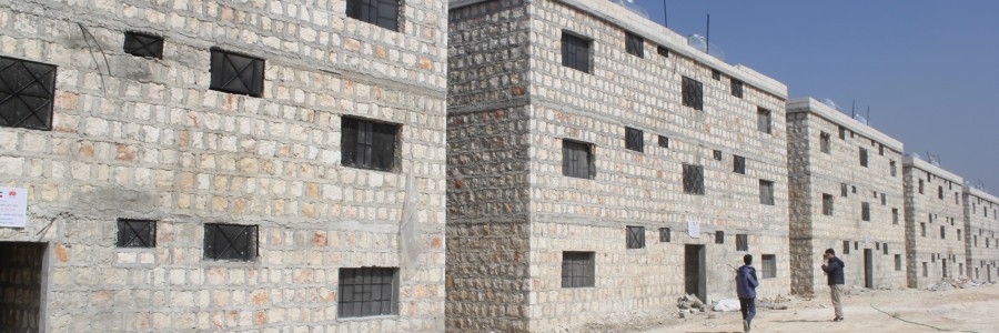 قرية رحمة السكنية ملاذ النازحين تصوير أحمد السليم