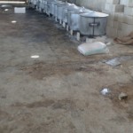 هنا يعد الطعام المجاني للنازحين والمقاتلين في ريف إدلب تصوير دارين حسن