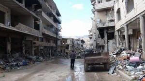 A photograph of Zabadani taken from Al-Zabadani facebook page