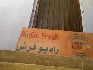 Radio Fresh after shutting down and suspending operations. Photo: Nisreen al-Ahmad