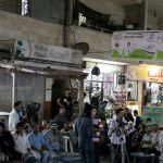 جانب من حفل إطلاق حملة عباءة الخير تصوير نسرين الأحمد